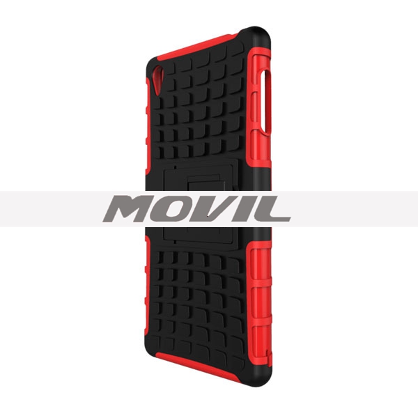 NP-1904 2 en 1 funda para Sony Z3 con soporte-4